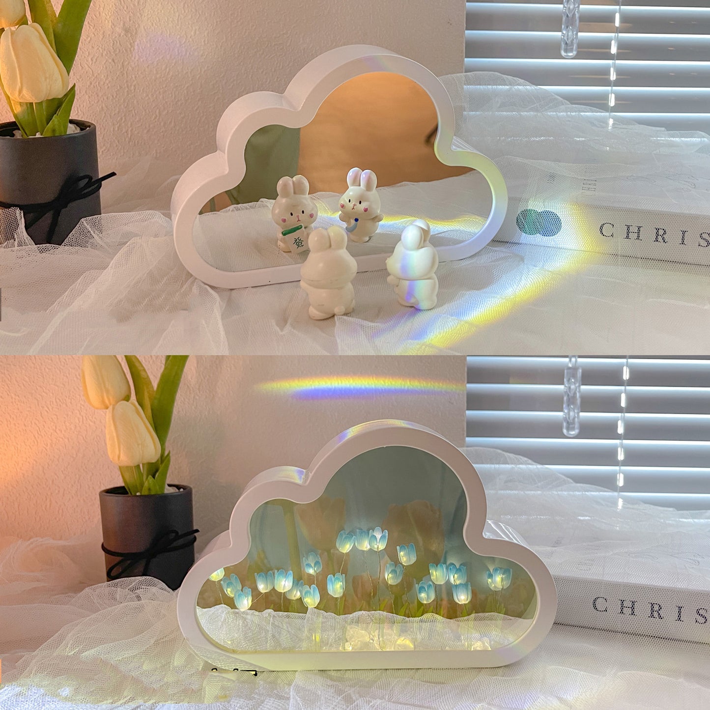 Tulip Night Lamp DIY Material Cloud Tulips Night Lamp