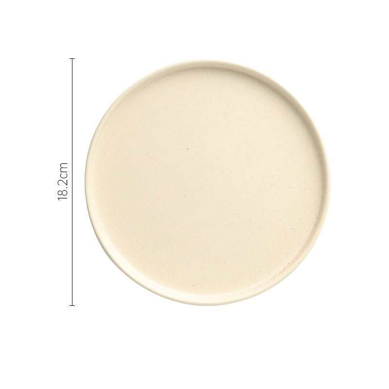 Household Plate Soup Bowl Ceramic Tableware Set