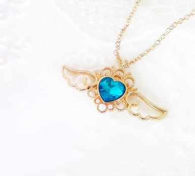 Crystal heart necklace