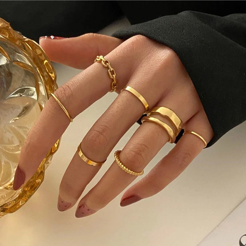 Web Celebrity Fashion Index Finger Ring