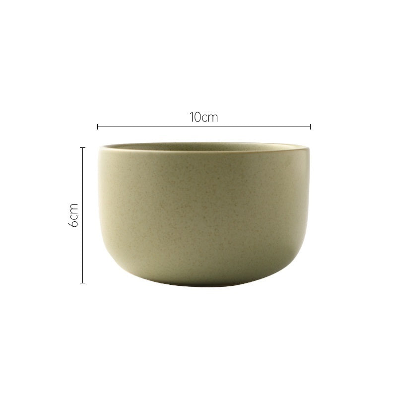 Household Plate Soup Bowl Ceramic Tableware Set