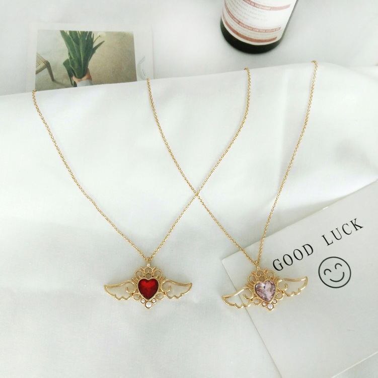 Crystal heart necklace