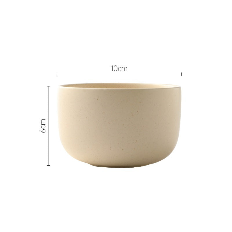 Household Plate Soup Bowl Ceramic Tableware Set
