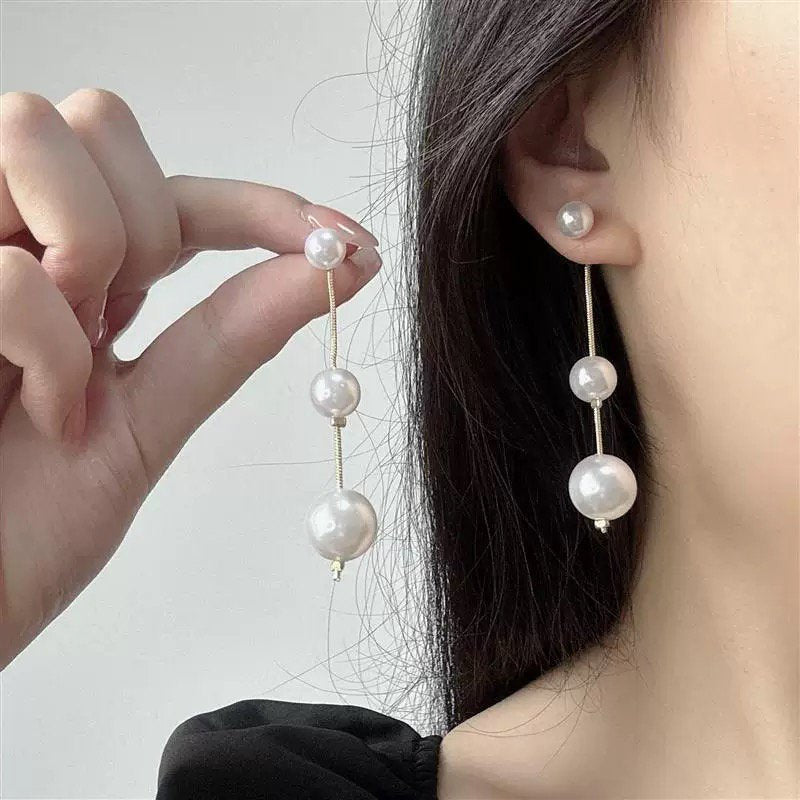 Elegant Pearl Stud Earrings Classic And Comfortable Earrings