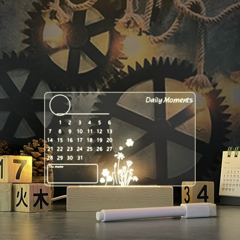 Creative Note Board Led Night Lamp