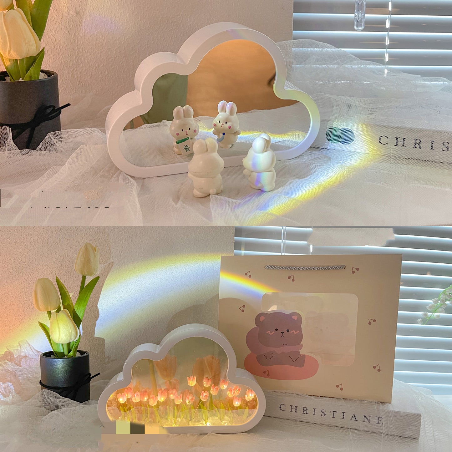 Tulip Night Lamp DIY Material Cloud Tulips Night Lamp