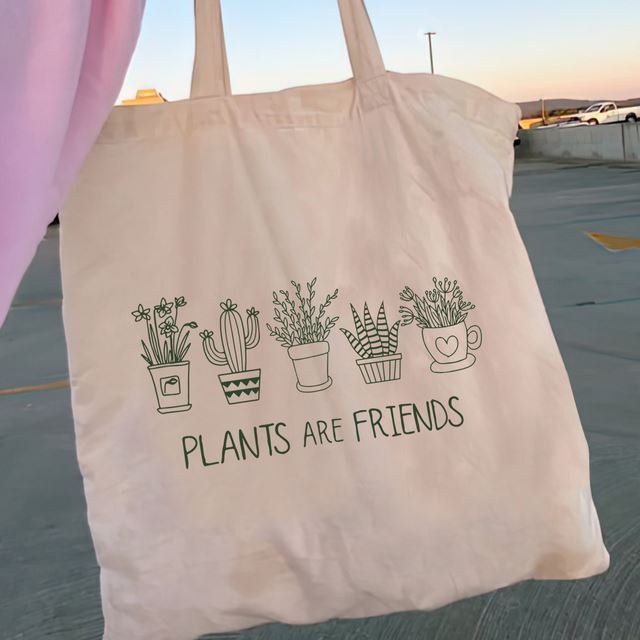 Y2K Floral Canvas Tote Bag