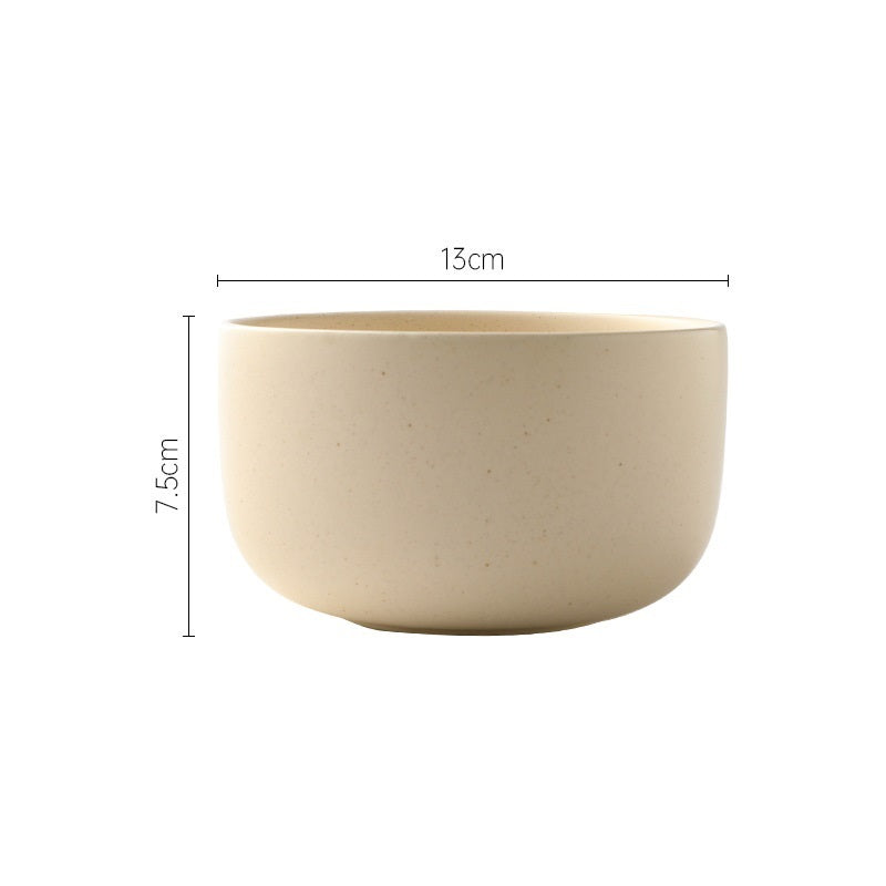 Household Plate Soup Bowl Ceramic Tableware Set