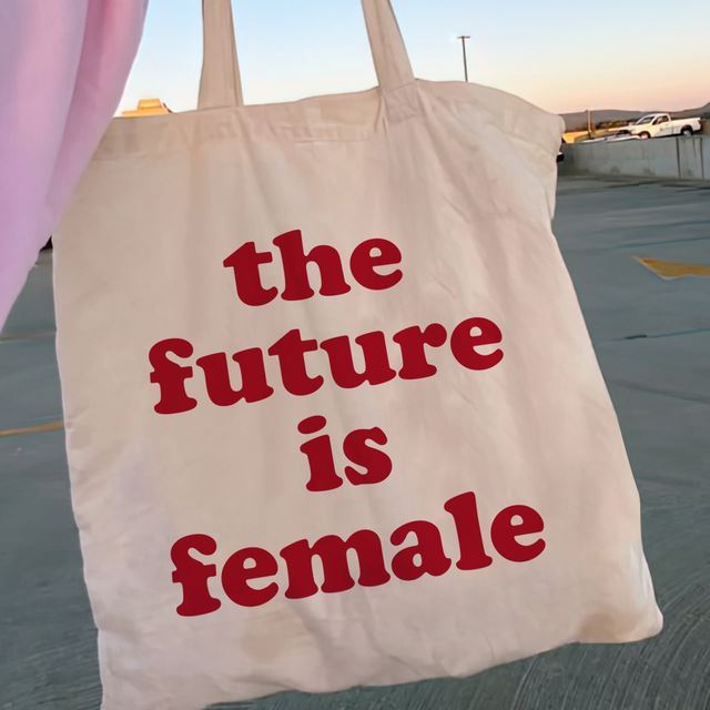 Y2K Floral Canvas Tote Bag