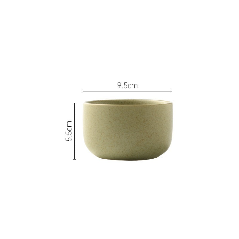 Household Plate Soup Bowl Ceramic Tableware Set