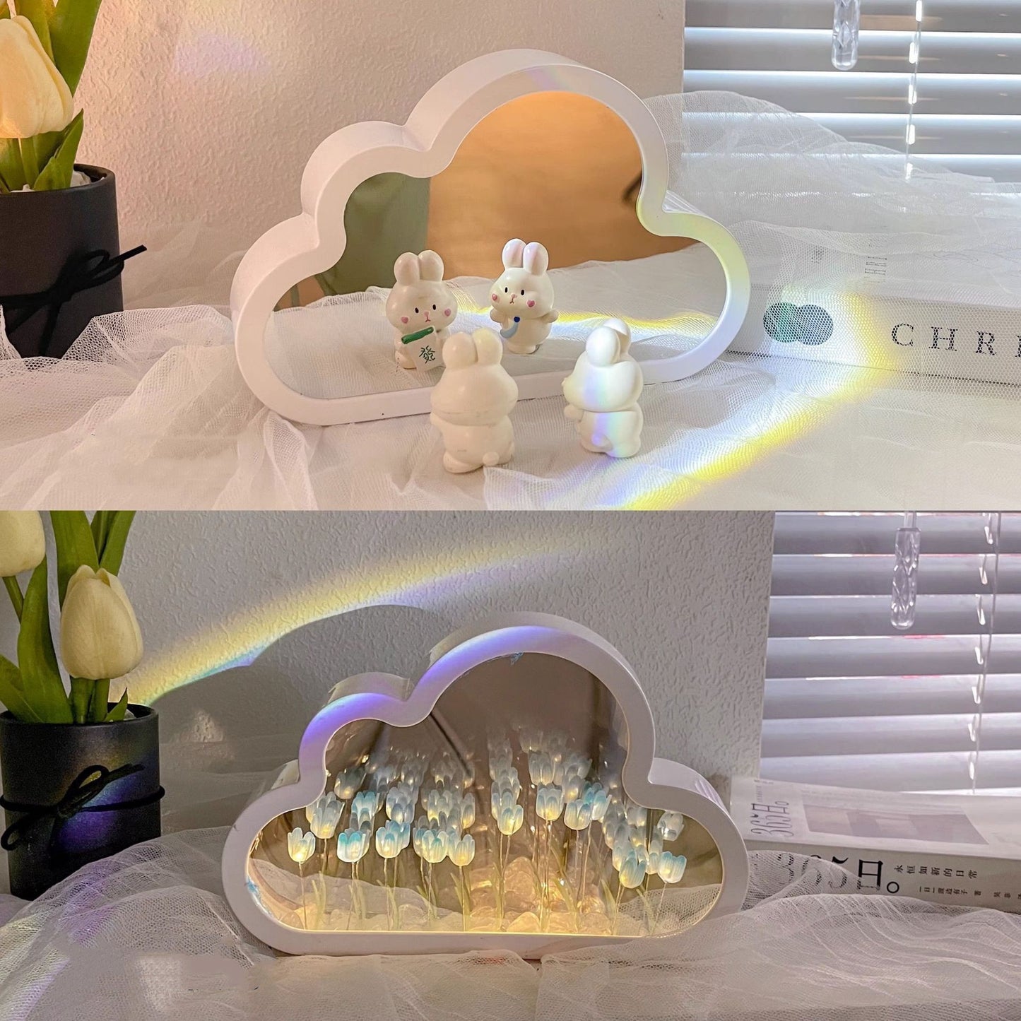 Tulip Night Lamp DIY Material Cloud Tulips Night Lamp