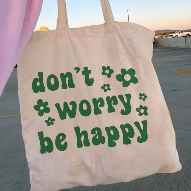 Y2K Floral Canvas Tote Bag