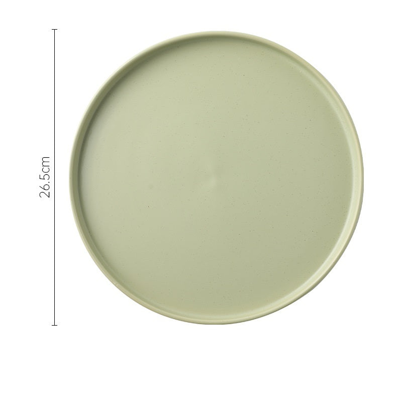 Household Plate Soup Bowl Ceramic Tableware Set