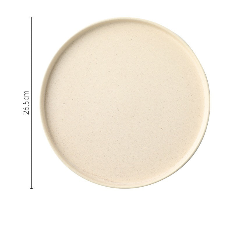 Household Plate Soup Bowl Ceramic Tableware Set