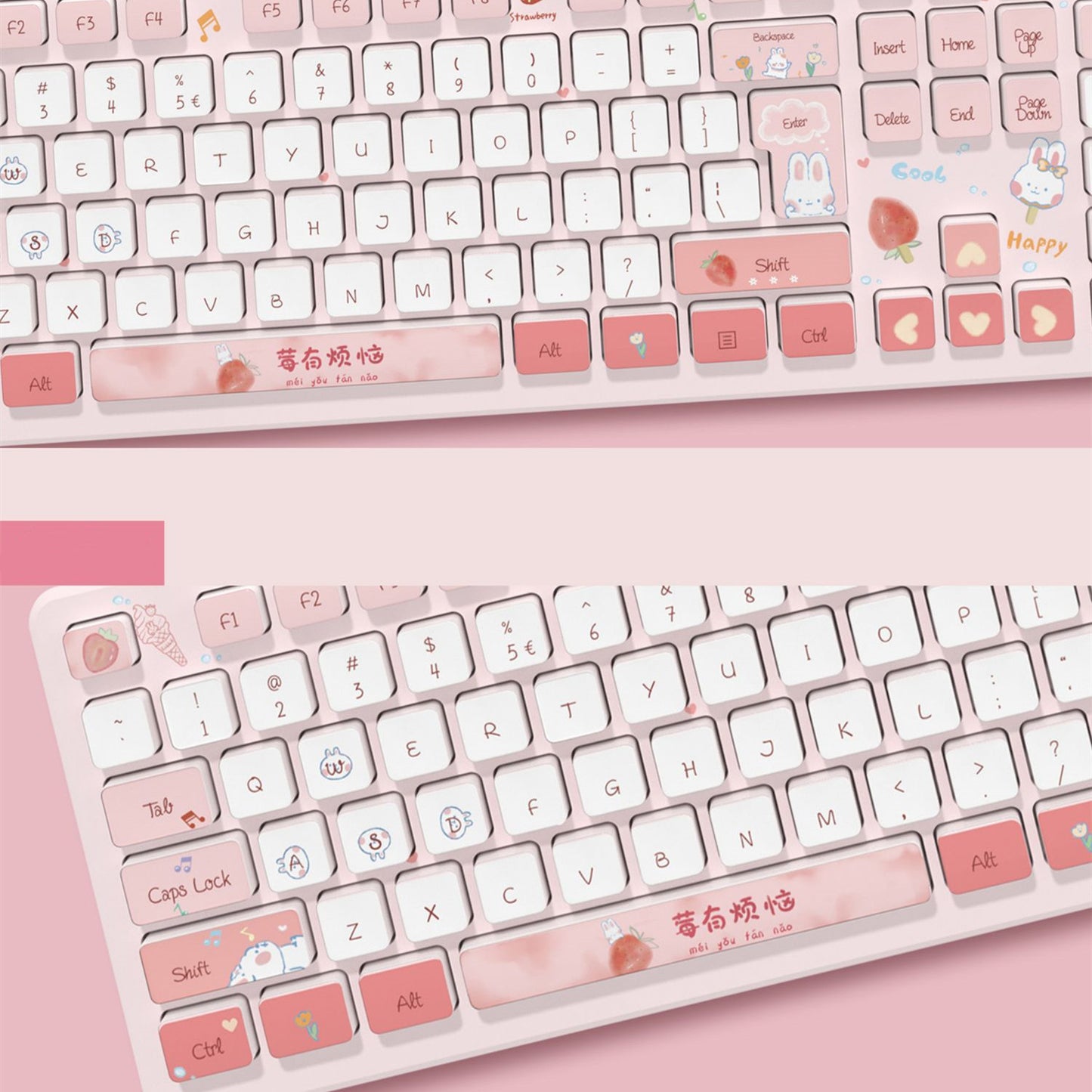 Cute Kawaii Office Keyboard