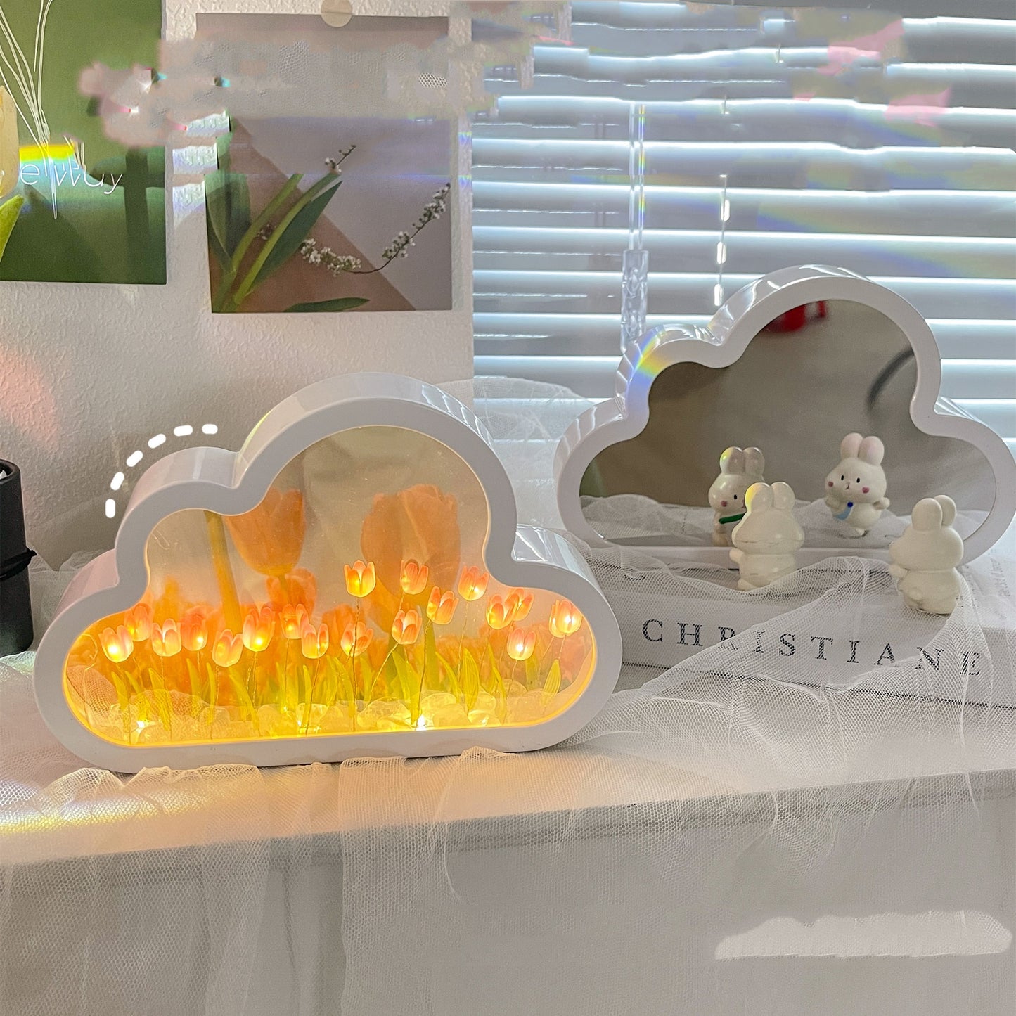 Tulip Night Lamp DIY Material Cloud Tulips Night Lamp