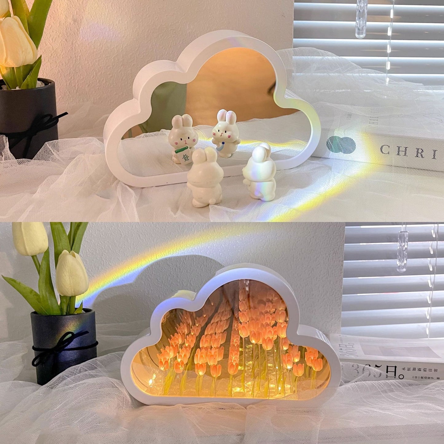 Tulip Night Lamp DIY Material Cloud Tulips Night Lamp