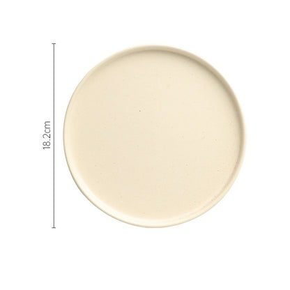 Household Plate Soup Bowl Ceramic Tableware Set