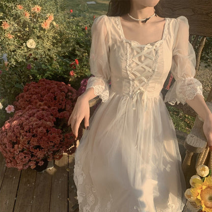 French White Fairy Skirt