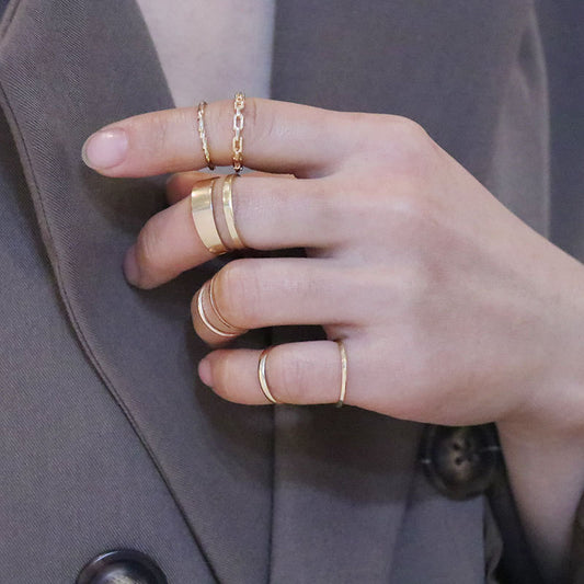 Web Celebrity Fashion Index Finger Ring
