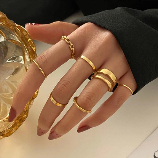 Web Celebrity Fashion Index Finger Ring