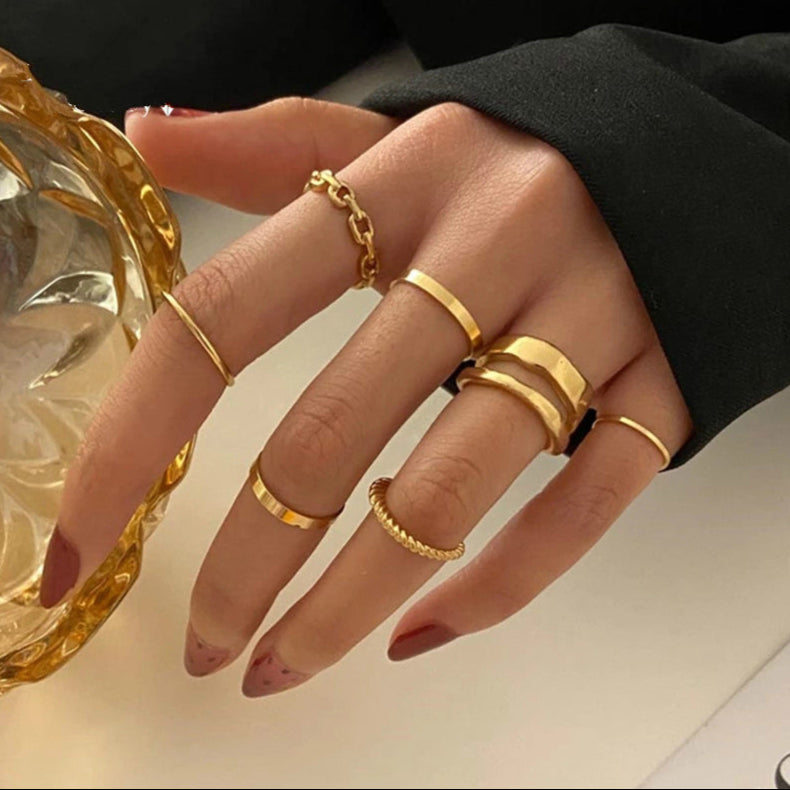 Web Celebrity Fashion Index Finger Ring