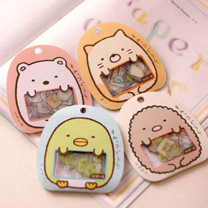 50pcs  Lot 1bag Diy Cute Cartoon Kawaii Pvc Sticker Panda Sticker Diary Decoration