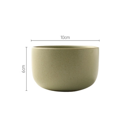Household Plate Soup Bowl Ceramic Tableware Set