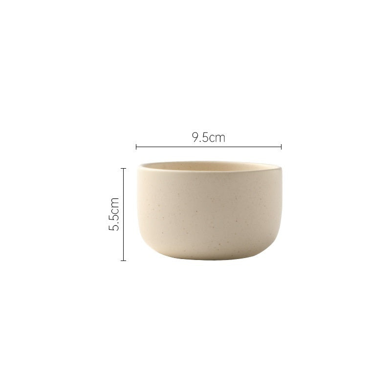 Household Plate Soup Bowl Ceramic Tableware Set