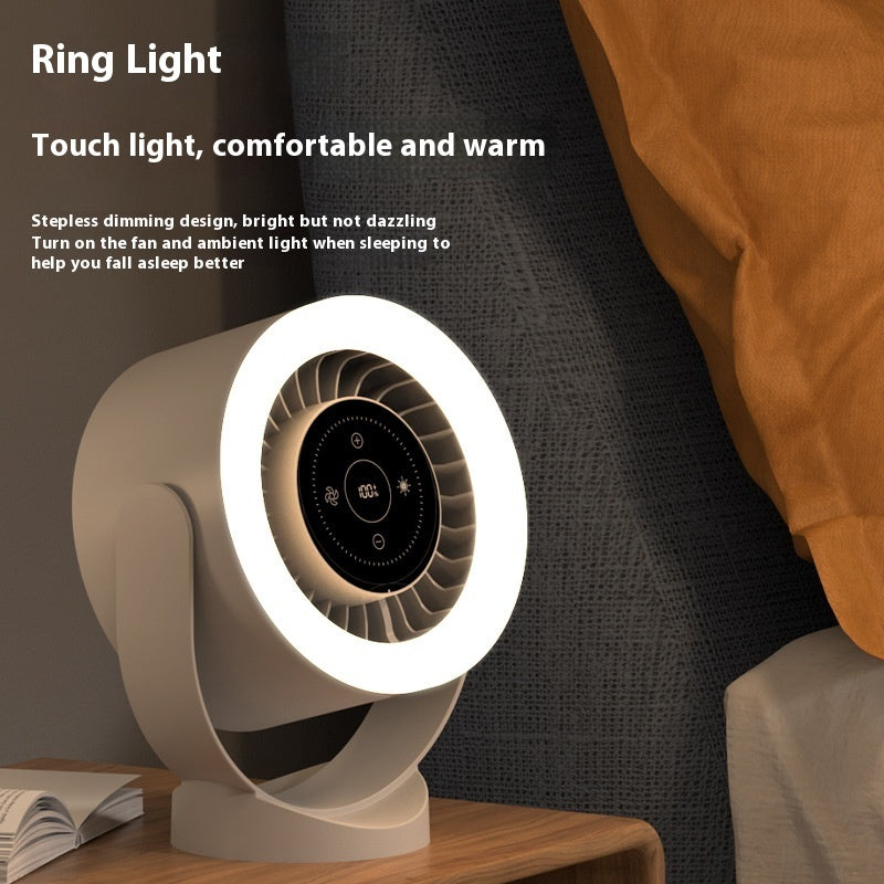 Desktop Adjustable Fan Light Rechargeable Wall Mount Table Fan
