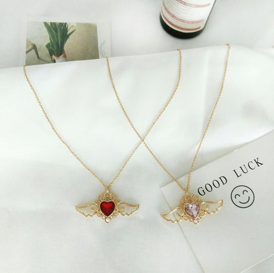 Crystal heart necklace