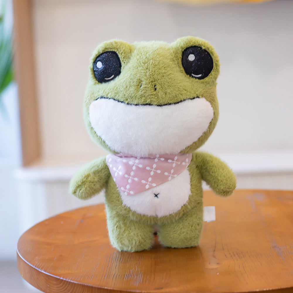 Cute Frog Backpack Plush Toy