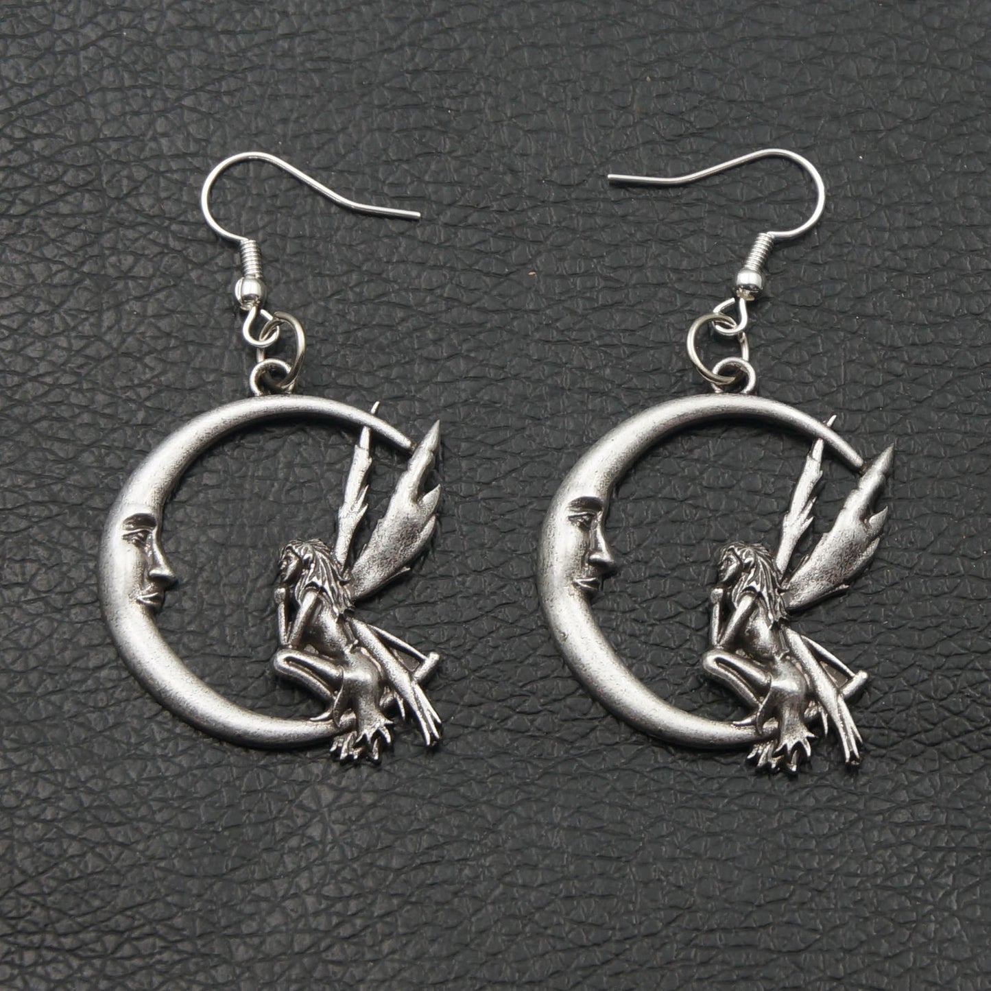 Fashion Witchcraft Crescent Fairy Earrings