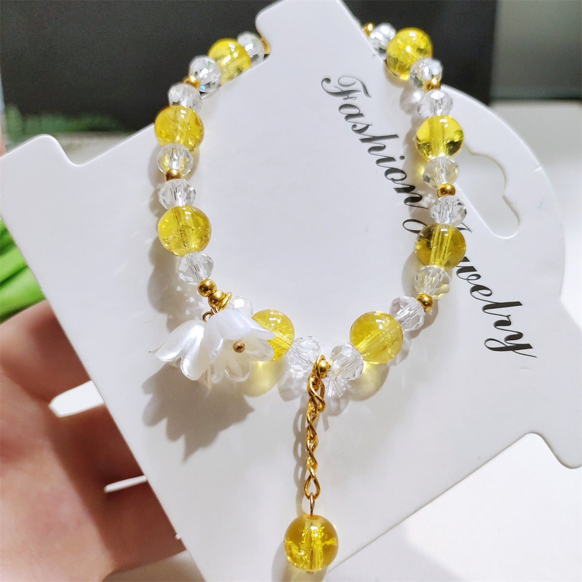 Lily Bracelet Colorful Glaze Simple All-match Bracelet