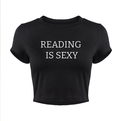 Reading is Sexy Crop Top