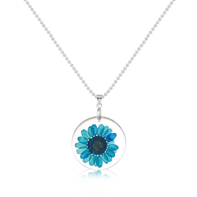 Bohemian Dried Flower Daisy Necklace