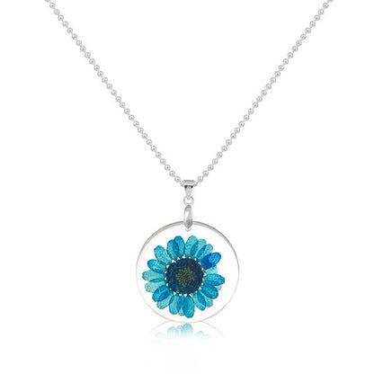 Bohemian Dried Flower Daisy Necklace