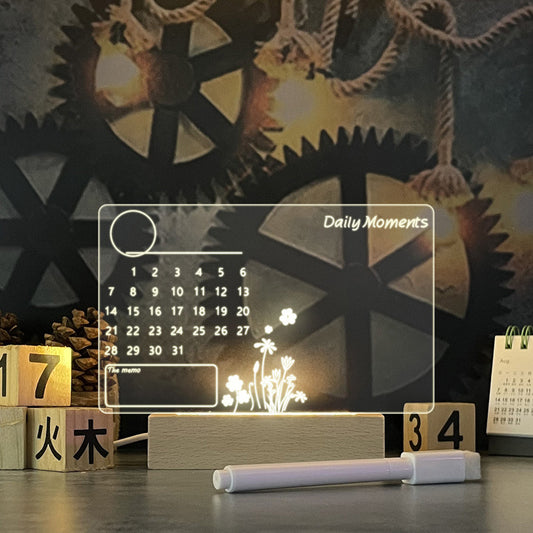 Creative Note Board Led Night Lamp
