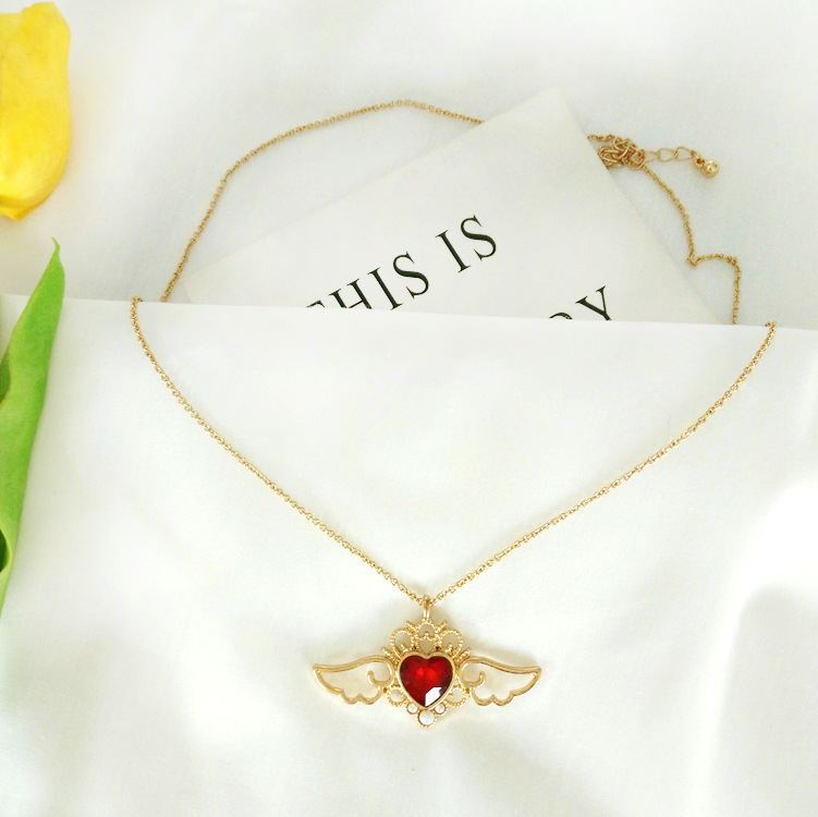 Crystal heart necklace