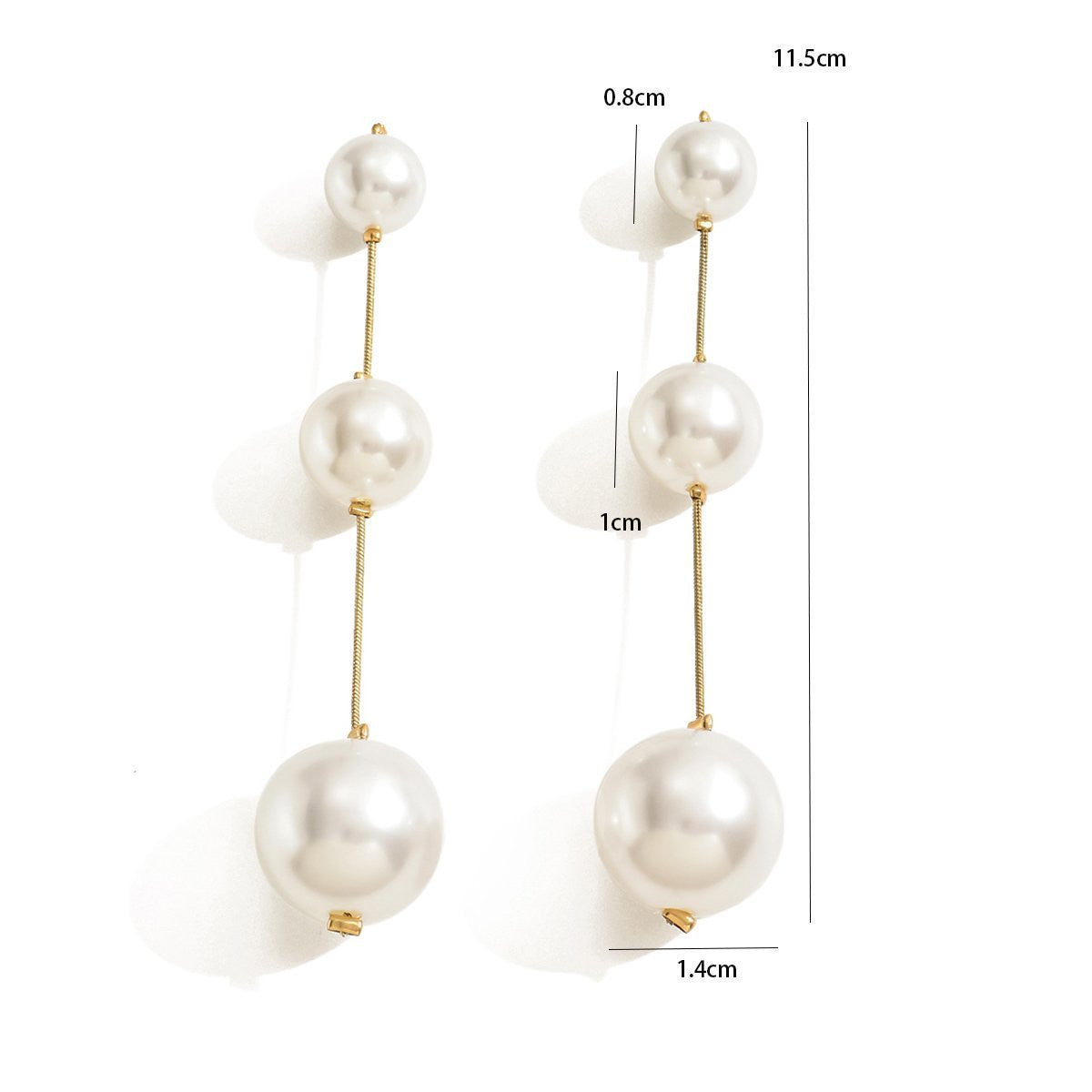 Elegant Pearl Stud Earrings  Classic And  Comfortable Earrings