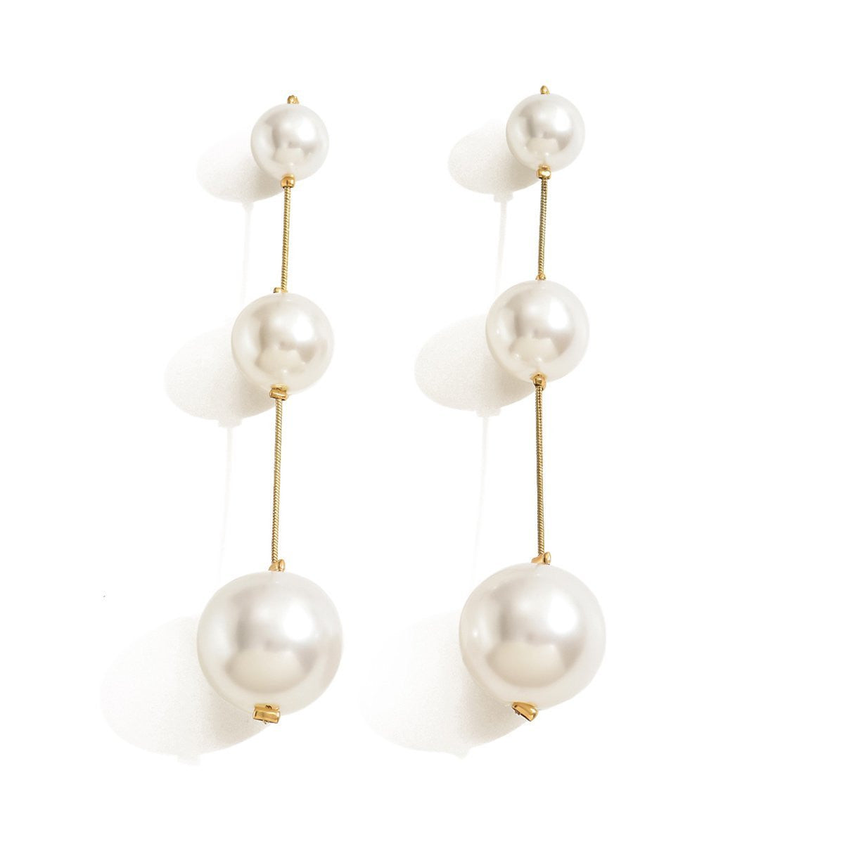 Elegant Pearl Stud Earrings  Classic And  Comfortable Earrings