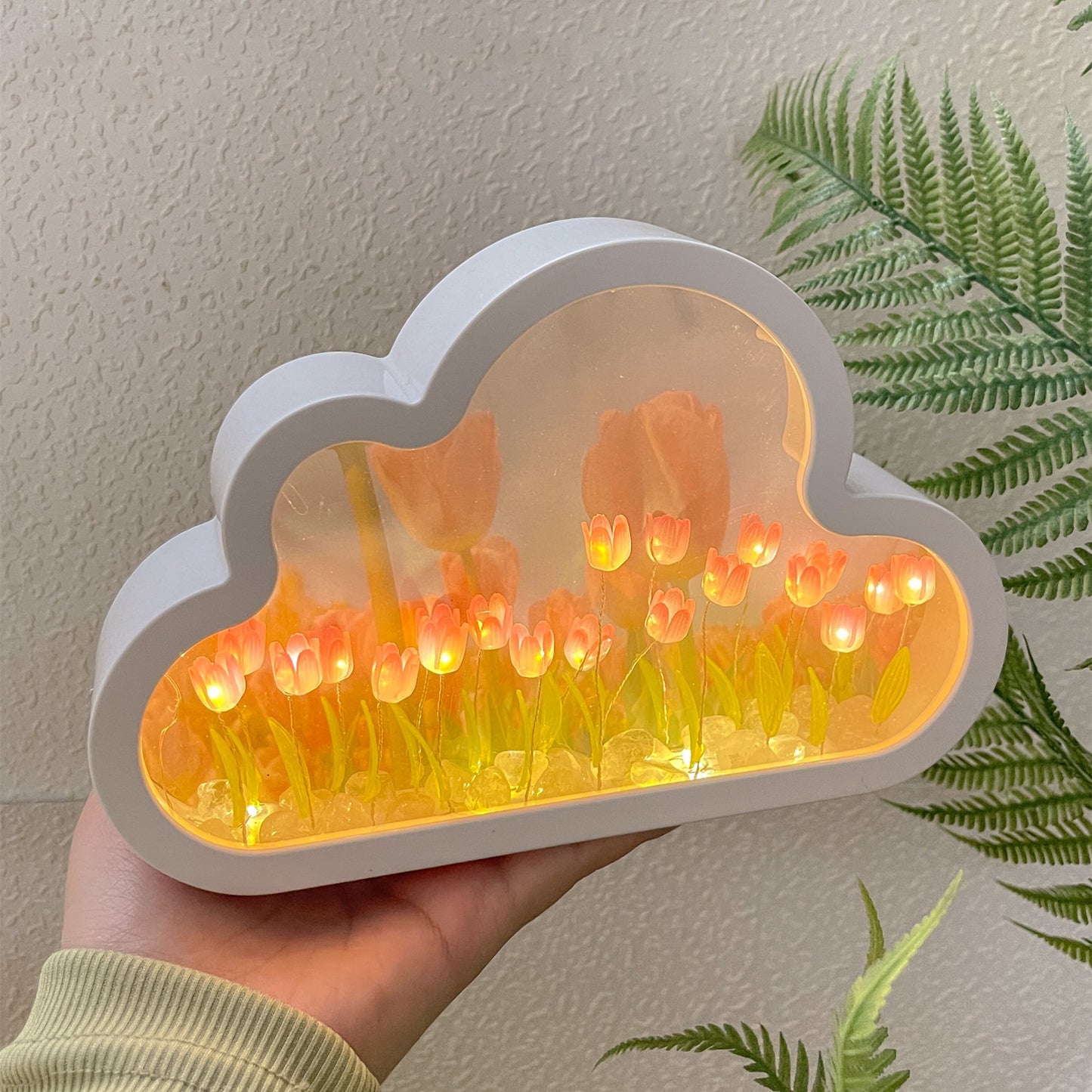 Tulip Night Lamp DIY Material Cloud Tulips Night Lamp