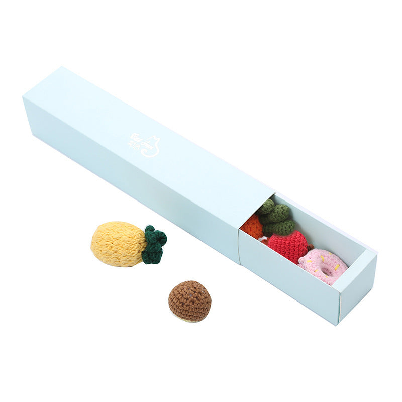 Cat House Fruit Built-in Mint Toy Set