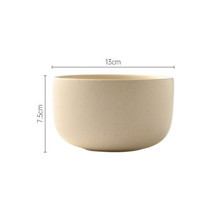 Household Plate Soup Bowl Ceramic Tableware Set