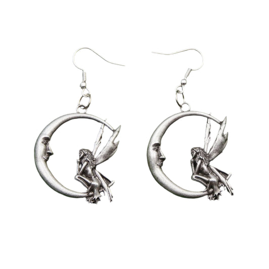 Fashion Witchcraft Crescent Fairy Earrings