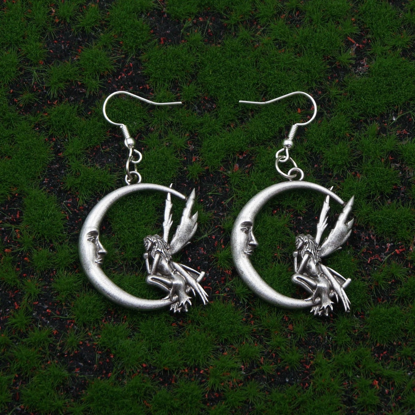 Fashion Witchcraft Crescent Fairy Earrings
