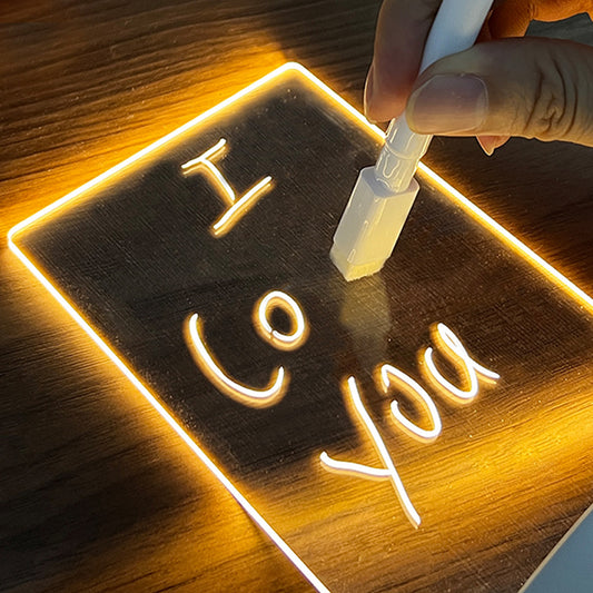 Creative Note Board Led Night Lamp