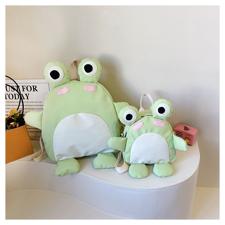 Cute Cartoon Frog Backpack
