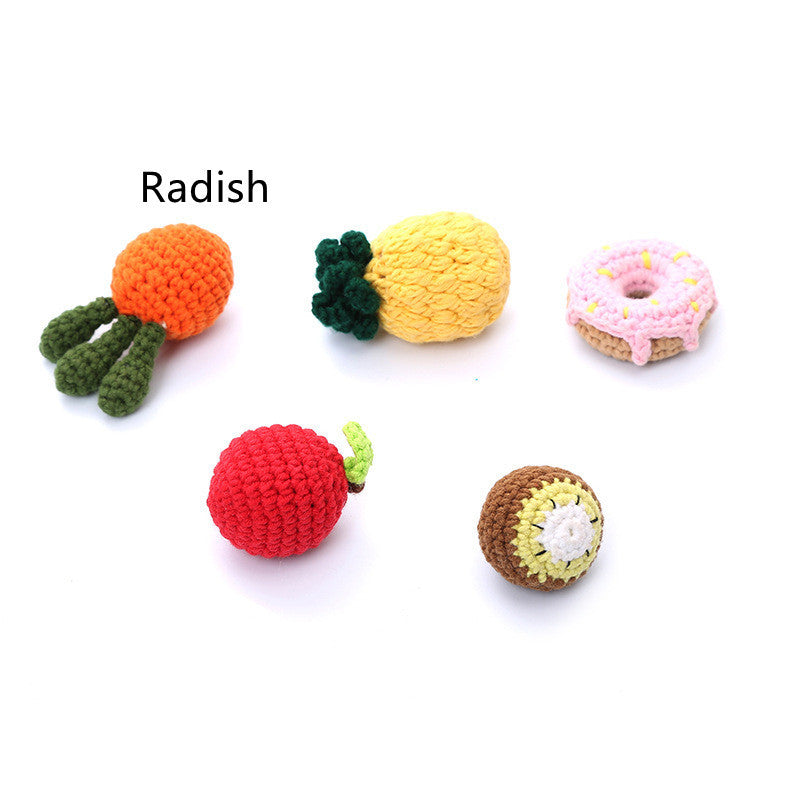 Cat House Fruit Built-in Mint Toy Set