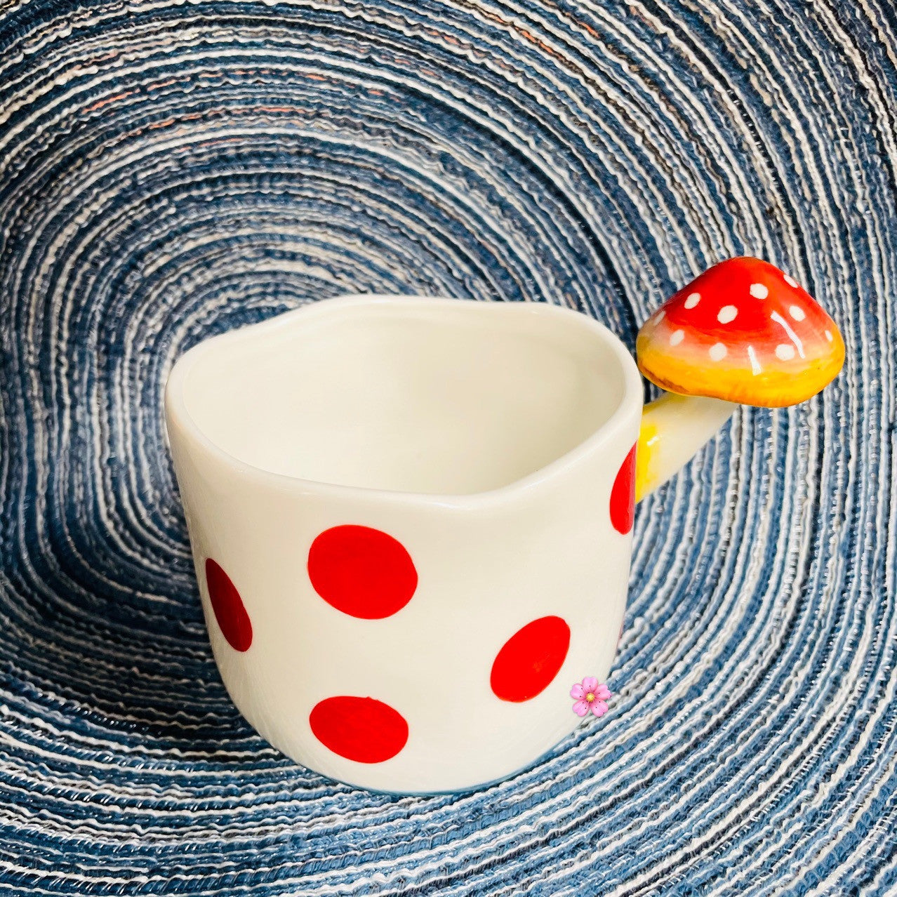 Hand Painted Ceramic Plate Soup Bowl